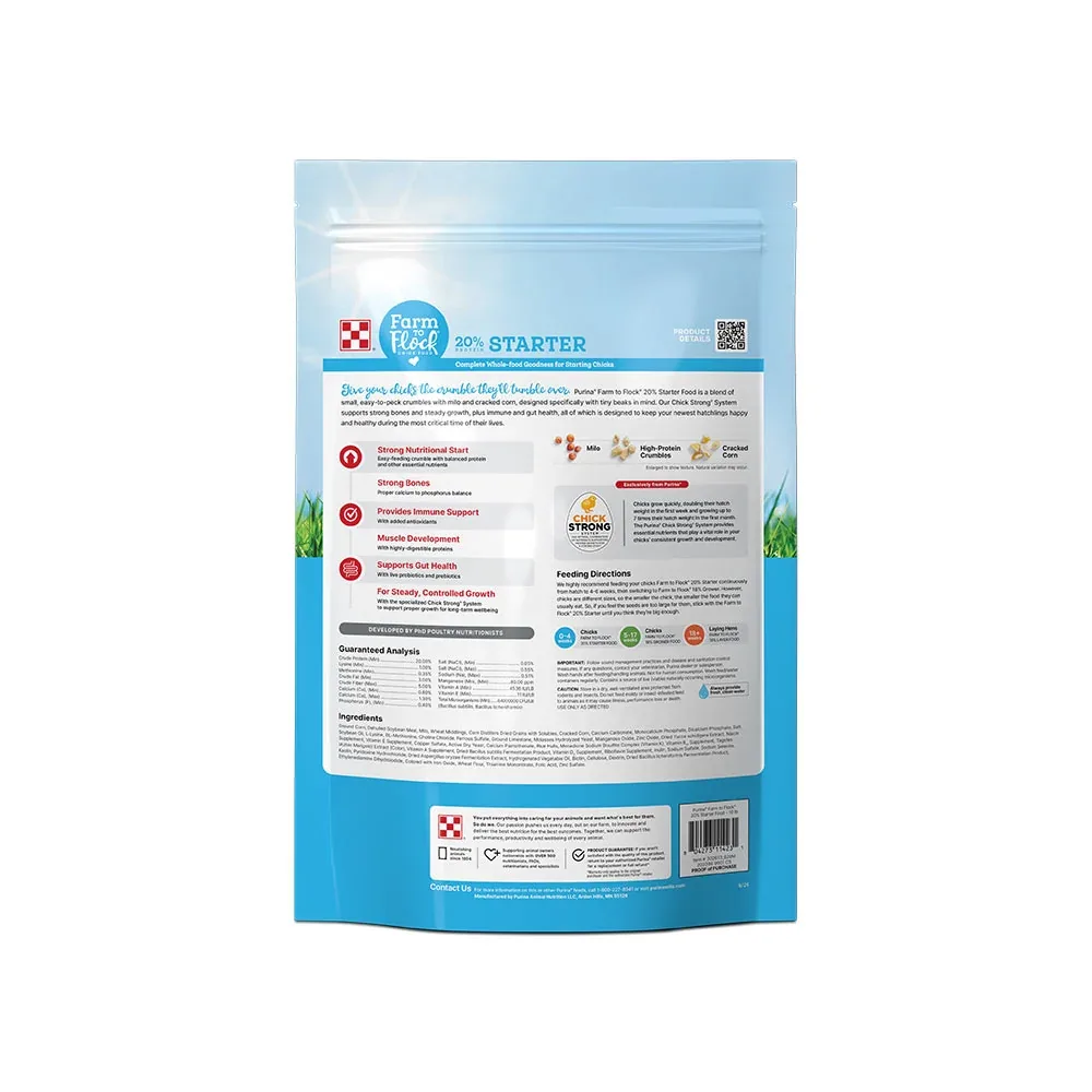 Purina Animal Nutrition Farm to Flock 20% Starter - Image 2