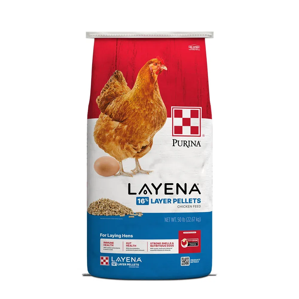 Purina Animal Nutrition Layena Pellets 16% Layer Hen 50 LB