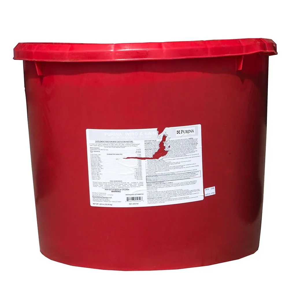 Purina Animal Nutrition Wind and Rain All-Season Mineral Tub - Image 2