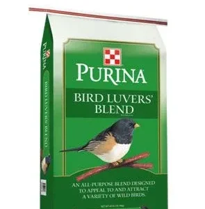 Purina Mills BirdLuvers Blend Seed and Grain Bird Food - 40 lb Bag