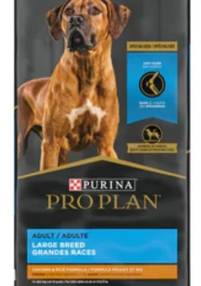 Purina Pro Plan Adult Large Breed Formula Chicken & Rice Dry Dog Food
