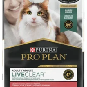 Purina Pro Plan LIVECLEAR Sensitive Skin & Stomach Turkey & Oatmeal Dry Cat Food