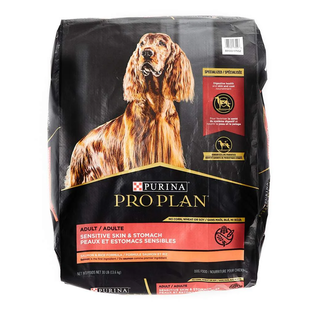 Purina Proplan Pro Plan Focus Sensitive Skin and Stomach Salmon and Rice 30lb