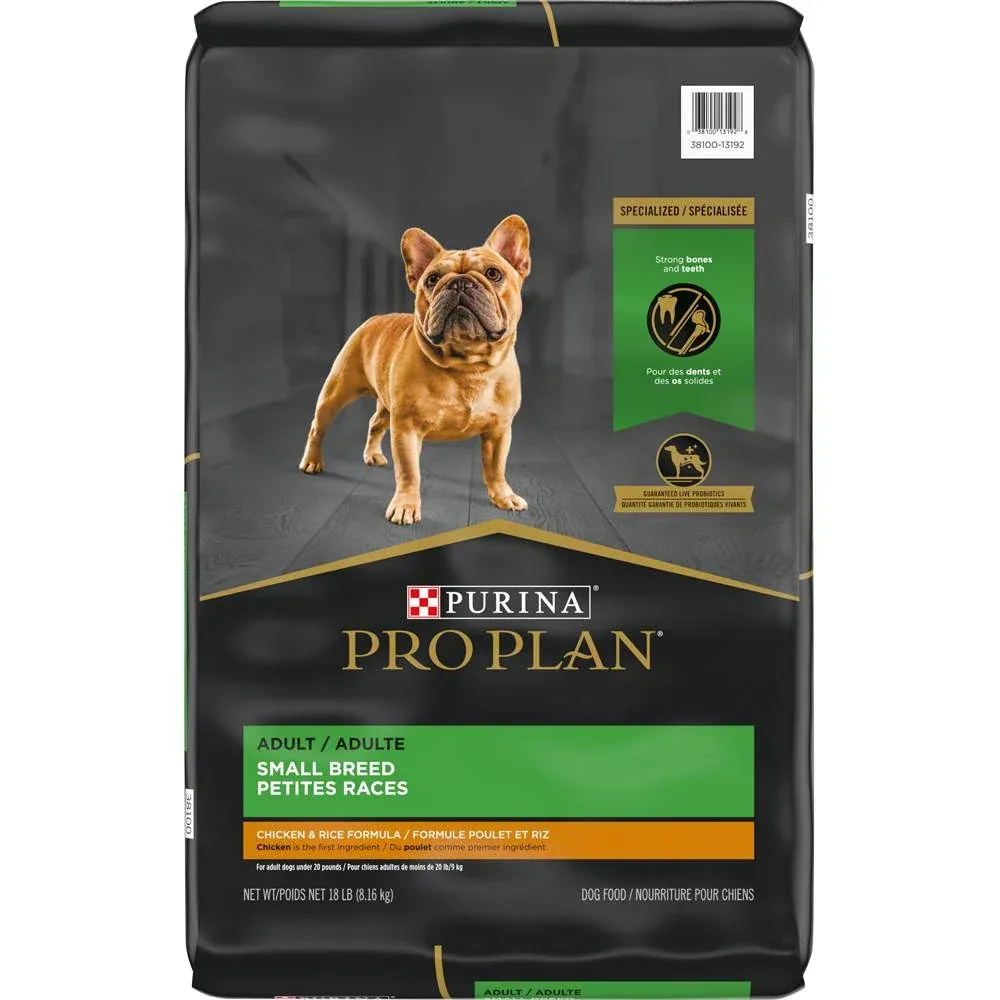 Purina Proplan Pro Plan Savor Adult Small Breed Chicken and Rice 18lb