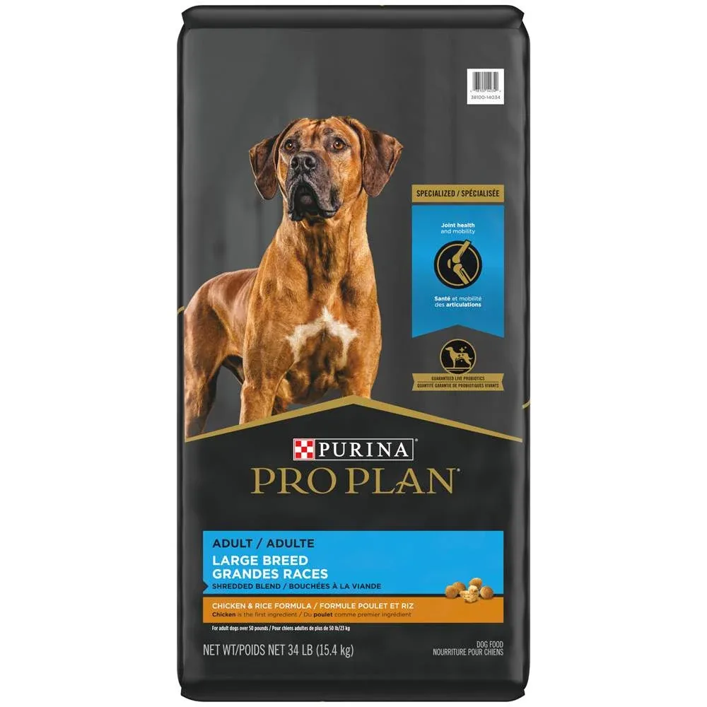 Purina Proplan Pro Plan Savor Shredded Large Breed 34lb