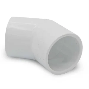 PVC 45 degree Elbow 1.5" SxS White