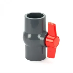 PVC Ball Valve 1" T X T (Grey) - Generic