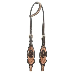 Rafter T Ranch Company Arrow Inlay Single Ear Headstall