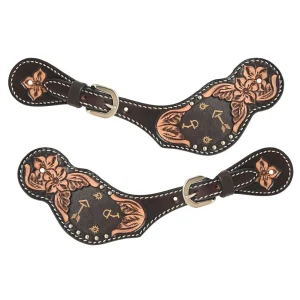 Rafter T Ranch Company Ladies Arrow Inlay Spur Straps