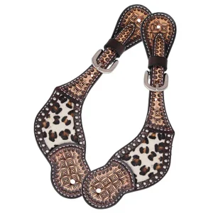 Rafter T Ranch Company Leopard Ladies Spur Straps
