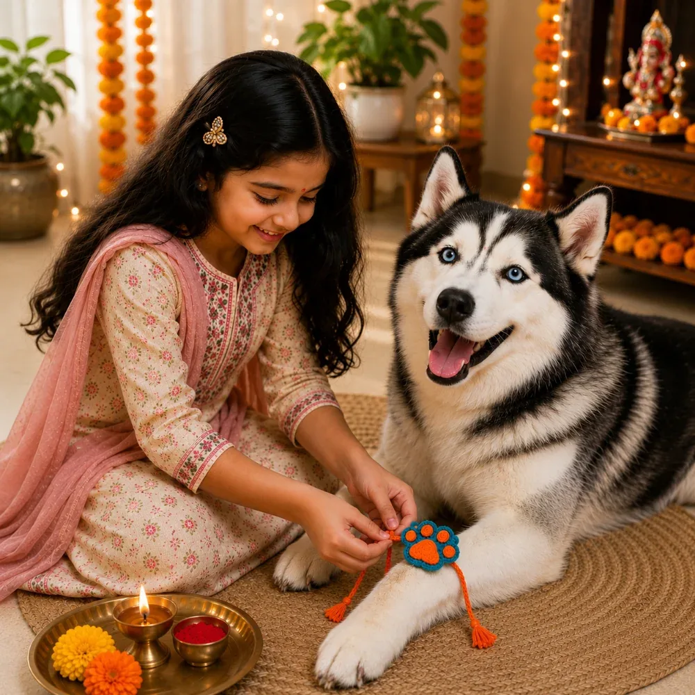 Raksha Bandhan Paw Crochet Rakhi for Dogs & Cats by 15 Furries - Image 2