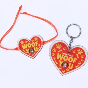 Raksha Bandhan Rakhi & Keychain Combo for Dogs & Cats by Pawgypets