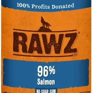 Rawz 96% Salmon Pate Canned Dog Food - 12.5 oz - Case of 12