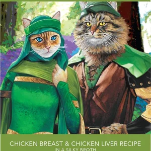 Rawz Aujou Chicken Breast & Chicken Liver Pouch Shredded Wet Cat Food - 2.46 oz - Case of 8