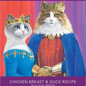 Rawz Aujou Chicken Breast & Duck Pouch Shredded Wet Cat Food - 2.46 oz - Case of 8