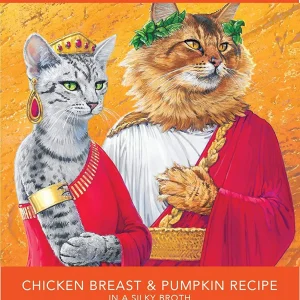 Rawz Aujou Chicken Breast & Pumpkin Pouch Shredded Wet Cat Food - 2.46 oz - Case of 8