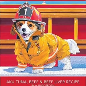 Rawz Dog Aujou Aku Tuna, Beef & Beef Liver Pouch Wet Dog Food - 2.46 oz - Case of 8