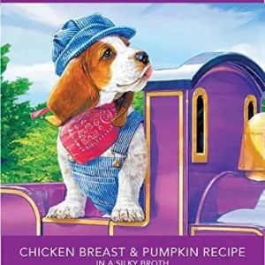 Rawz Dog Aujou Chicken Breast & Pumpkin Pouch Wet Dog Food - 2.46 oz - Case of 8