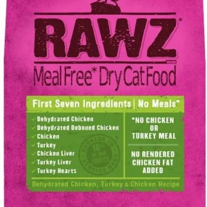 Rawz Meal-Free Chicken & Turkey Dry Cat Food - 1.75 lb Bag