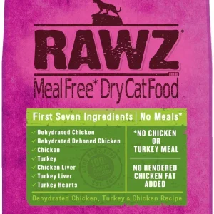 Rawz Meal-Free Chicken & Turkey Dry Cat Food - 7.8 lb Bag