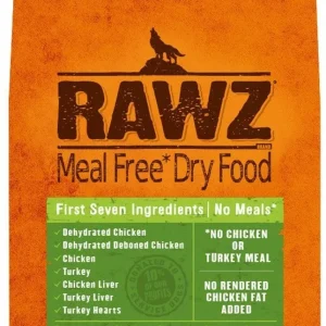 Rawz Meal Free Chicken & Turkey Dry Dog Food - 20 lb Bag