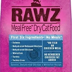 Rawz Meal-Free Salmon, Chicken & Whitefish Dry Cat Food - 1.75 lb Bag