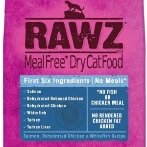 Rawz Meal-Free Salmon, Chicken & Whitefish Dry Cat Food - 3.5 lb Bag