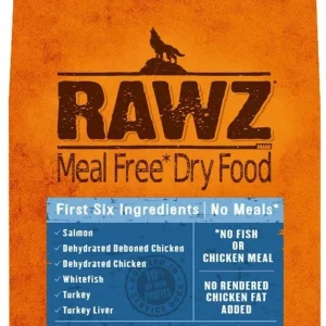 Rawz Meal Free Salmon, Chicken & Whitefish Dry Dog Food - 20 lb Bag