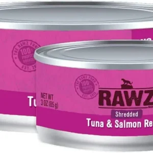 Rawz Shredded Tuna & Salmon Canned Cat Food - 3 oz - Case of 18