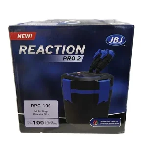 Reaction PRO 2 - RPC-100 Multi Stage Canister Filter (7 Watt UV, 360 gph) - JBJ