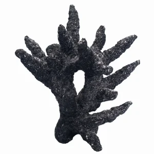 Real Reef FANCY Branch Rock MIDNIGHT BLACK (35 lb) Box - Real Reef