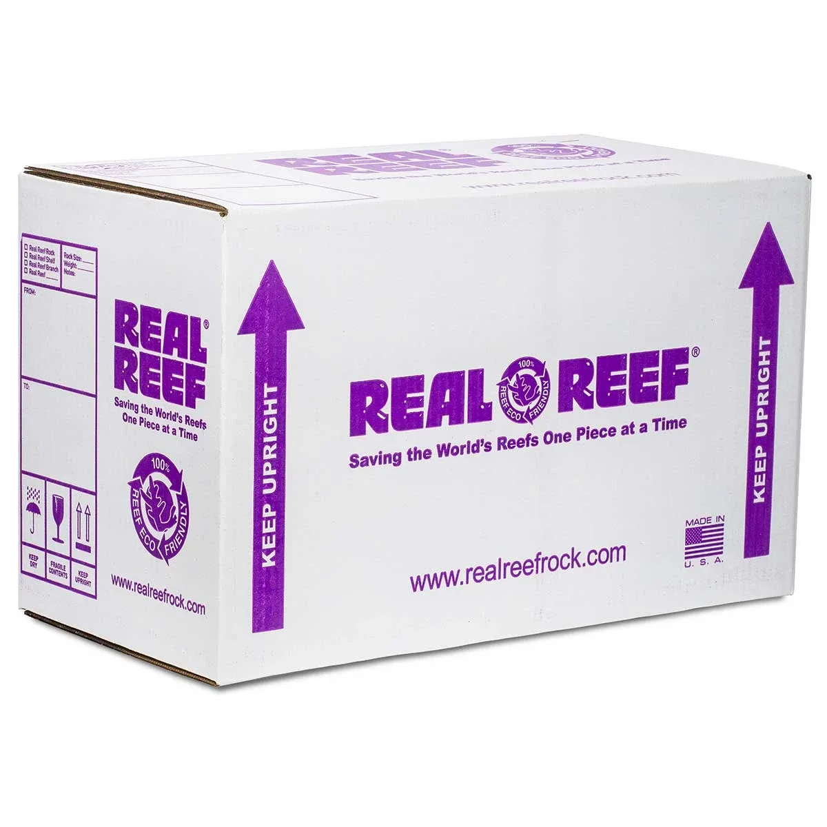 Real Reef Rock (25 lb) Box - Mixed Size - Real Reef