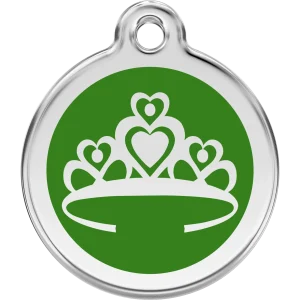 Red Dingo Crown Pet ID Dog Tags