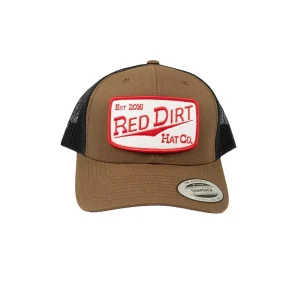 Red Dirt Hat Company Men's Fillin' Station Coyote Brown Cap