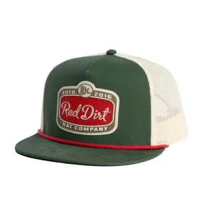Red Dirt Hat Company Men's Gitty Up Green & Khaki Cap