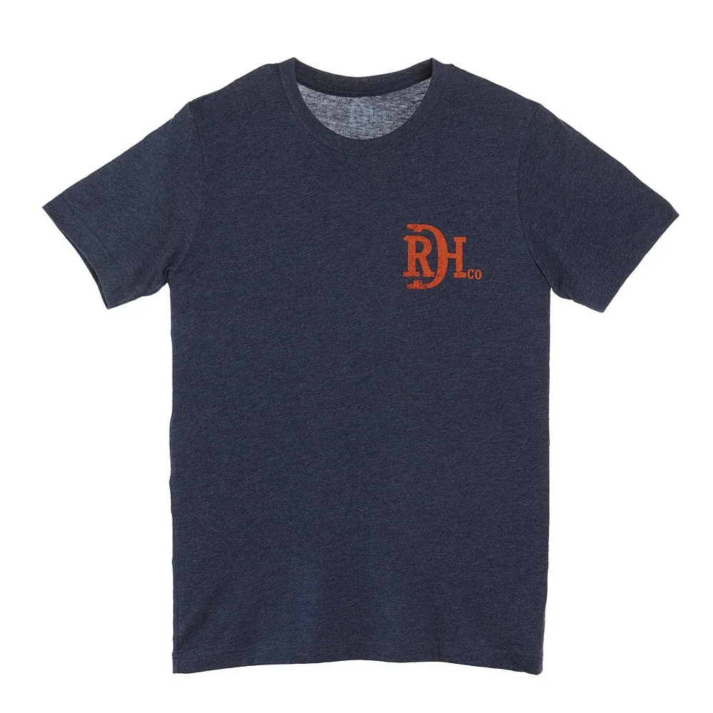 Red Dirt Hat Company Mens Mesa Navy Tee - Image 2