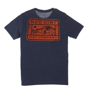 Red Dirt Hat Company Mens Mesa Navy Tee