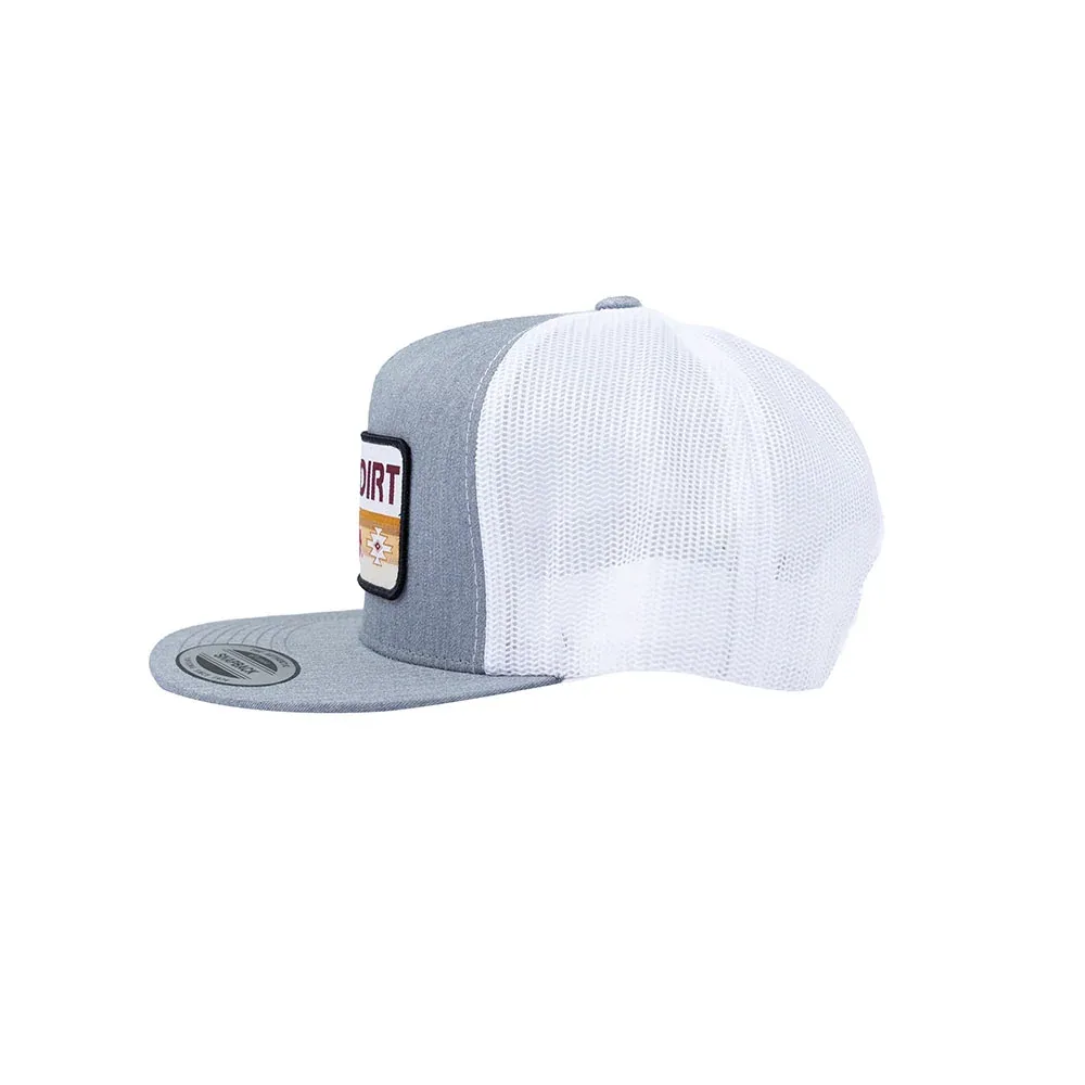 Red Dirt Hat Company Men's Trailblazer Grey & White Cap - Image 2