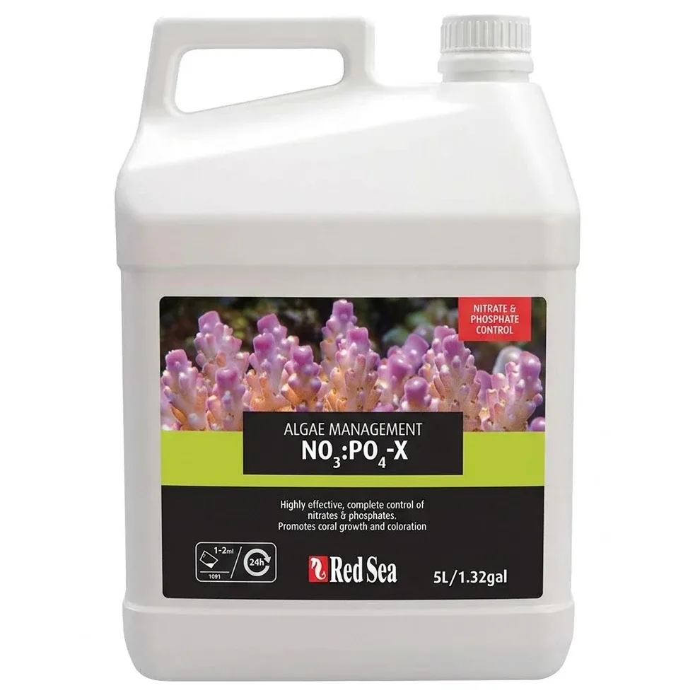 Red Sea NO3:PO4-X Nitrate & Phosphate reducer, 5 Liter