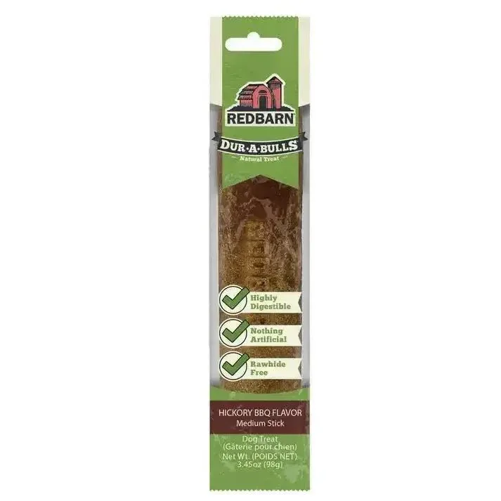 Redbarn Pet Products Hickory BBQ Dur-A-Bulls Stick Healthy Dog Chew