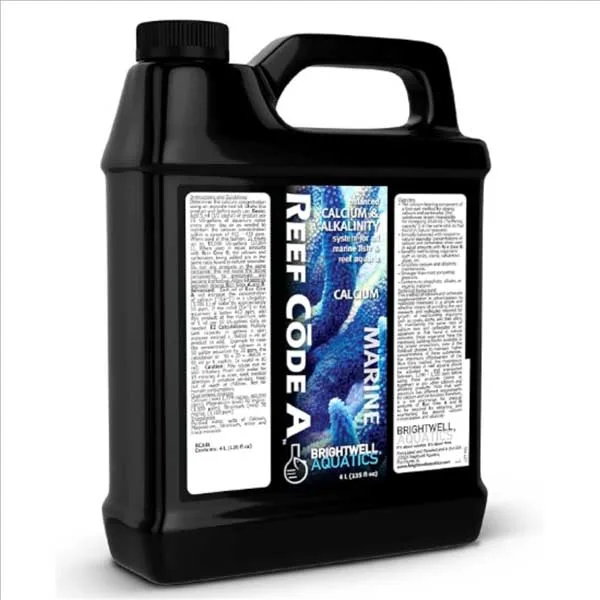 Reef Code A Balanced Calcium & Alkalinity System Part A (2 L) - Brightwell Aquatics