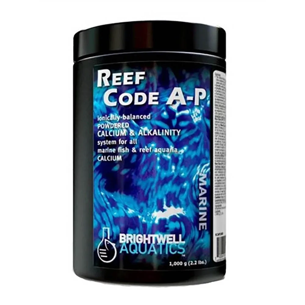 Reef Code A-P - Balanced Calcium & Alkalinity System Powder - Part A (Calc.) 1KG - Brightwell