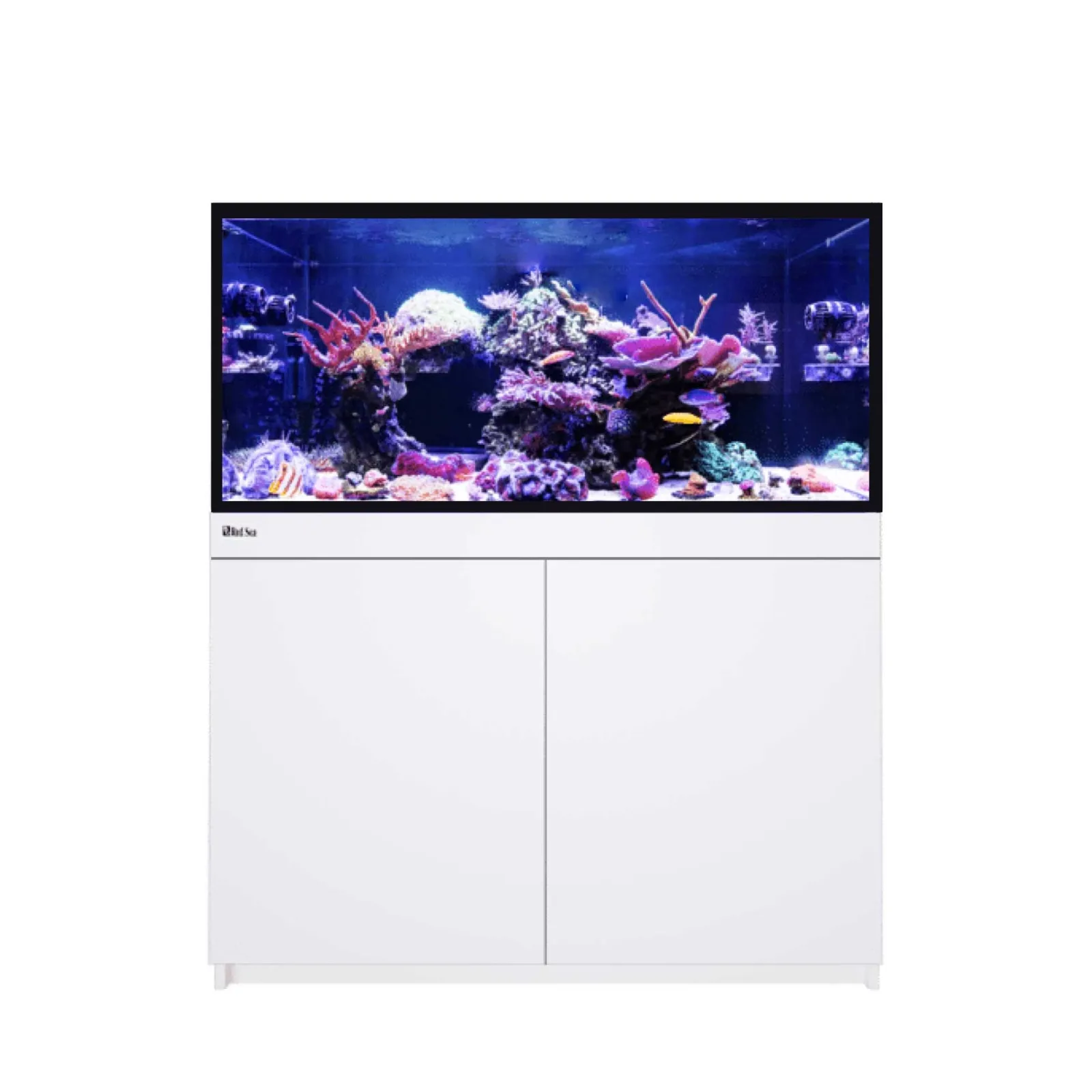 REEF-FRAME 350 - 93 Gallon White Euro-Braced Aquarium - Red Sea