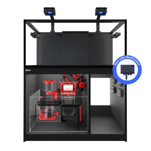 REEF-FRAME MAX 350 - 93 Gallon Black Euro-Braced Aquarium - Red Sea