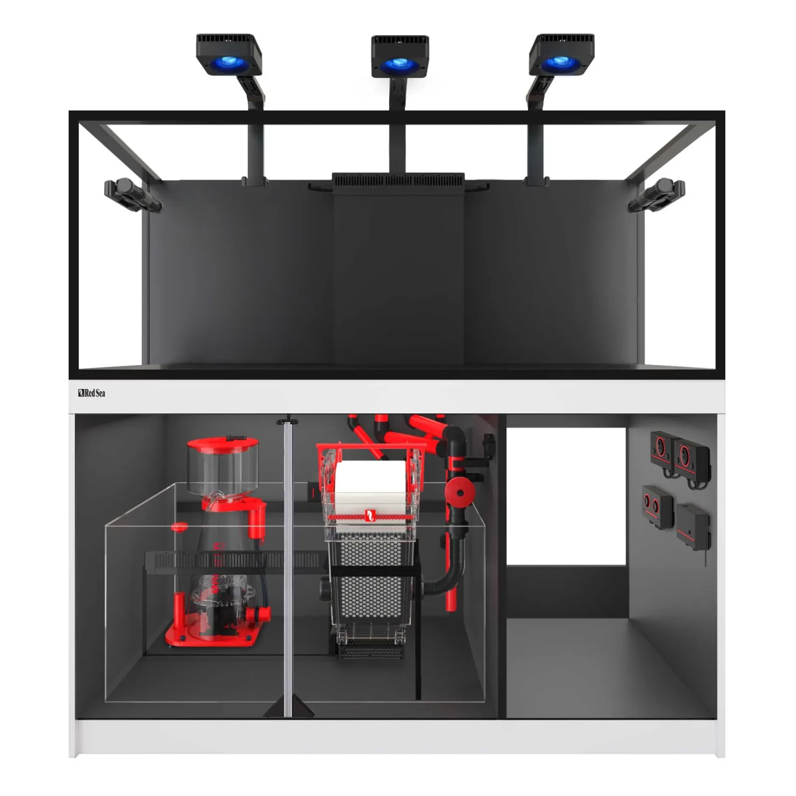 REEF-FRAME MAX 500 - 136 Gallon White Euro-Braced Aquarium - Red Sea