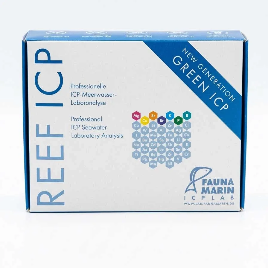 REEF ICP Water Analysis Test Kit (37 Water Parameters) - Fauna Marin