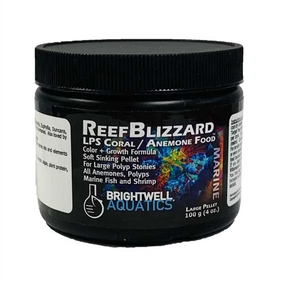 ReefBlizzard - Fish/LPS Coral/ Anemone Soft Pellet Food (100g) - Brightwell