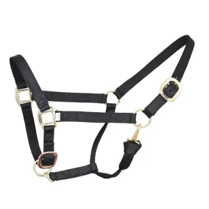 Reinsman Deluxe Black Nylon Average Halter
