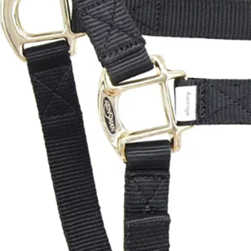 Reinsman Deluxe Black Nylon Average Halter - Image 2