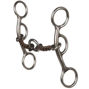 Reinsman Just Enough Sweet and Sour Twisted Wire Lifesaver Gag Bit